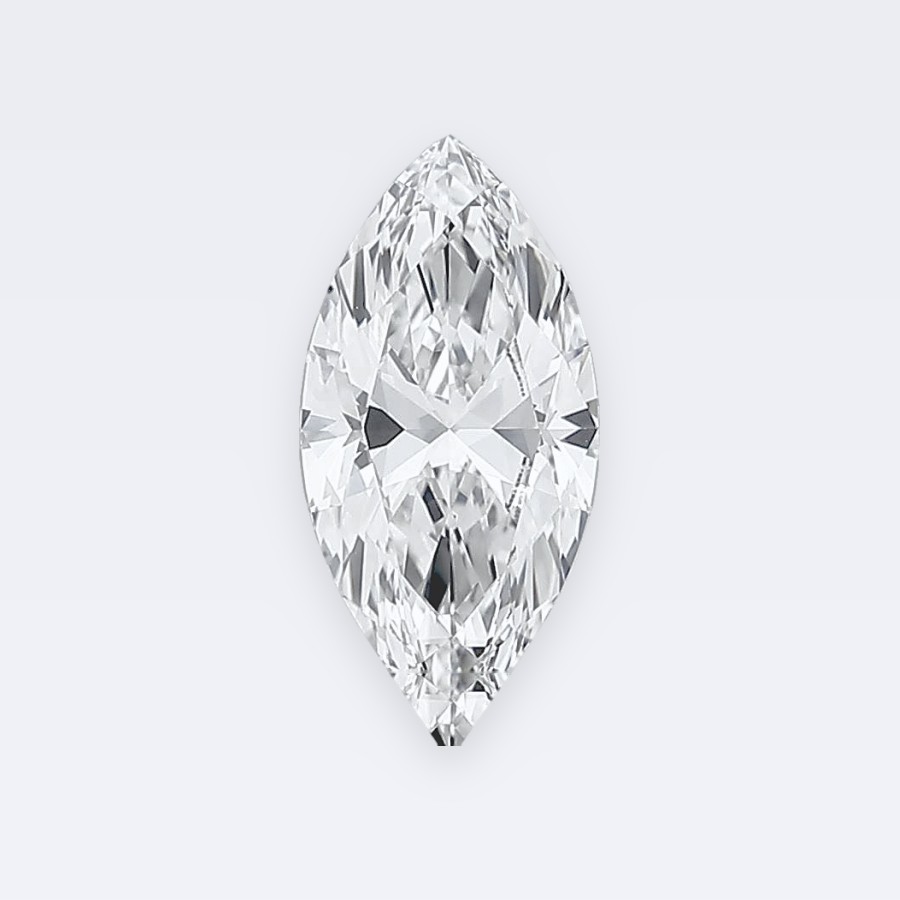 White diamond, marquise cut